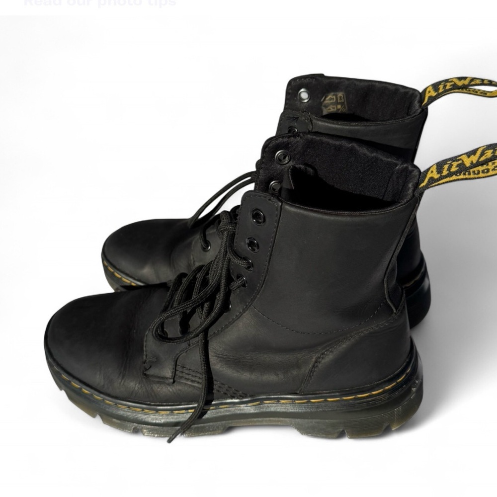 Dr. Martens Black Leather Boots - Picture 3 of 9